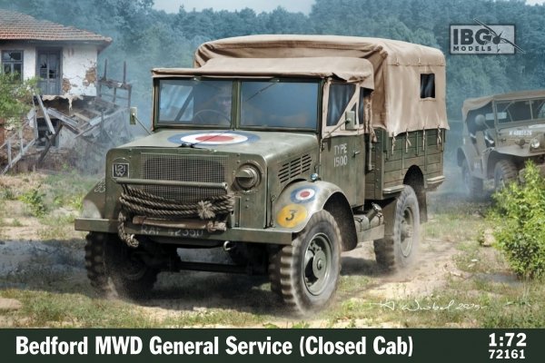 IBG 72161 Bedford MWD General Service (Closed Cab, Late production) 1/72