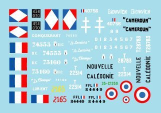 Star Decals 35-C1350 French Fighting Vehicles in Africa 3. Vichy France and the FFL - Forces Francaises Libres 1/35