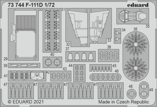 Eduard 73744 F-111D HASEGAWA / HOBBY 2000 1/72