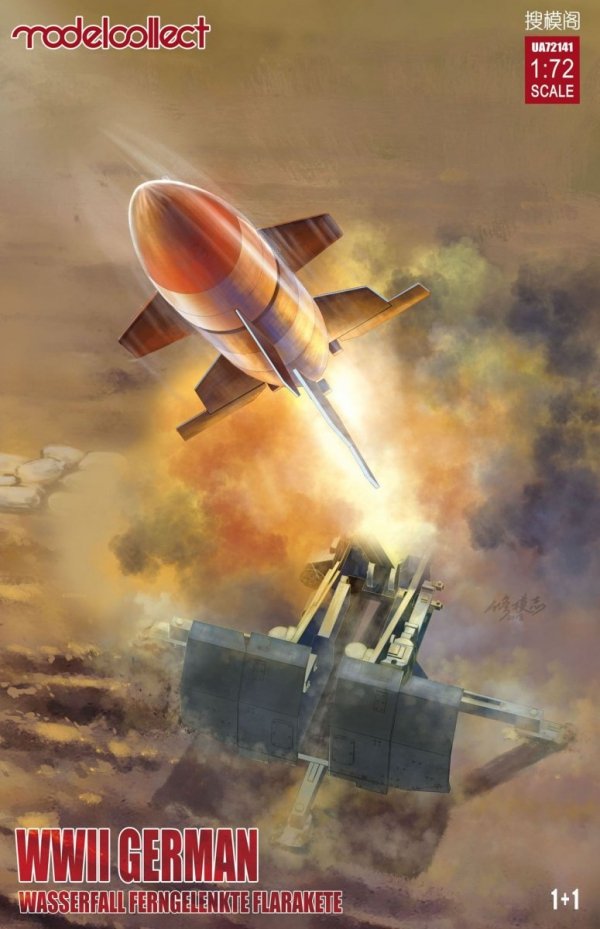 Modelcollect UA72141 German WWII Wasserfall Ferngelenkte Flakrakete 1+1 pack 1:72