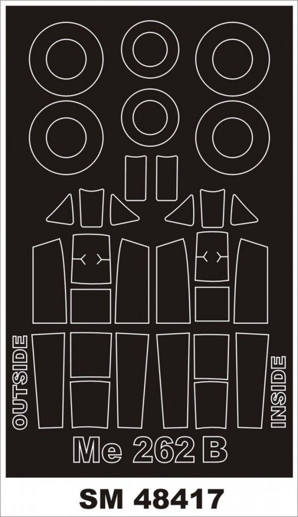 Montex SM48417 Me 262B HOBBY BOSS