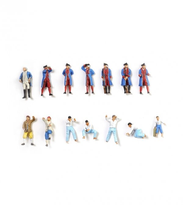 ARTESANIA LATINA 22517F Metalowe Figurki Hermione La Fayette - 14 szt figurek 1/80