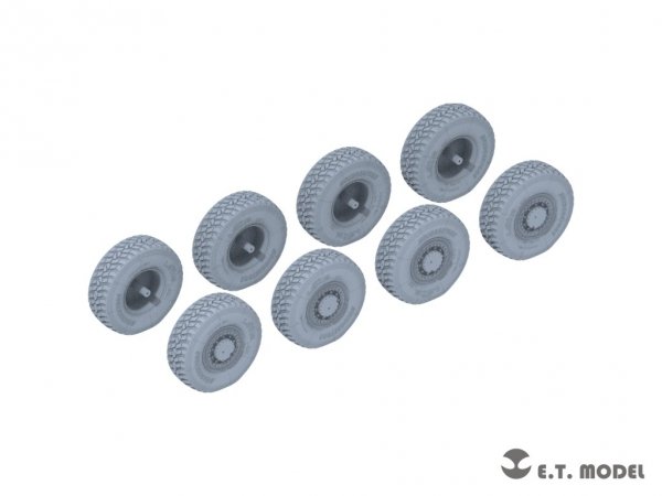 E.T. Model P35-129 JGSDF TYPE 16 Maneuver Combat Vehicle Sagged wheels and Muzzle Brake For TAMIYA Kit 1/35