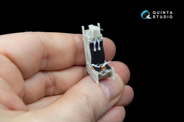 Quinta Studio QD48037 F-16С 3D-Printed &amp; coloured Interior on decal paper (for Tamiya kit) 1/48