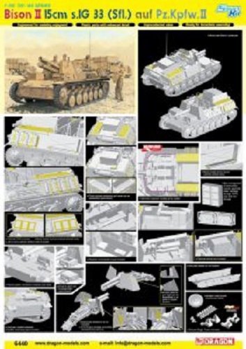Dragon 6440 Bison II 15cm s.IG33 (Sfl.) auf Pz.Kpfw.II (1:35)
