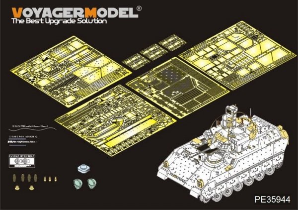 Voyager Model PE35944 Modern US Army M3A3 BRADLEY CFV Basic For KINETIC K61014/ OROCHI IM001 IM002  1/35