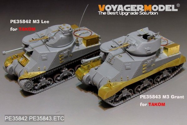 Voyager Model PE35842 WWII US M3A4 Lee Medium Tank basic For TAKOM 2085 1/35