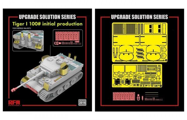 Rye Field Model 2016 Tiger I UPGRADE SOLUTION 1/35
