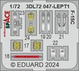 Eduard 3DL72047 F-15C SPACE FINE MOLDS 1/72