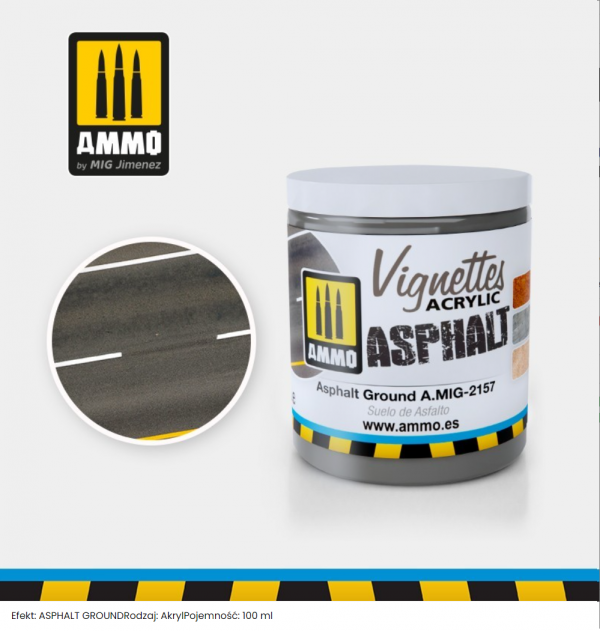 Ammo of Mig 2157 TEXTURE: ASPHALT GROUND 100 ml
