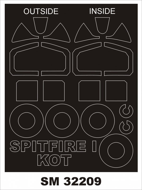 Montex SM32209 SPITFIRE I KOTARE 1/32