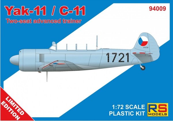 RS Models 94009 Yak-11 / C-11 &quot;Moose&quot; 1/72