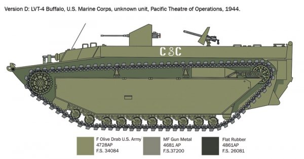 Italeri 6752 LVT-4 Water Buffalo (ETO) 1/35