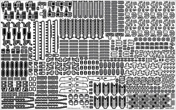 Pontos 35022F1 BISMARCK 1941 Detail Up Set (1:350)