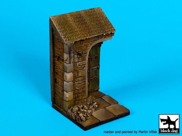 Black Dog D35073 House door base 1/35