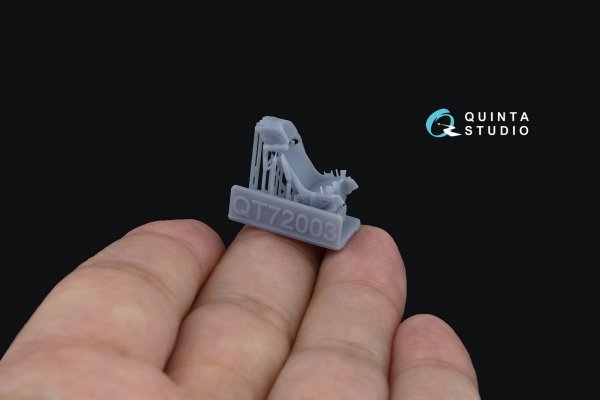 Quinta Studio QD+72150 MiG-29 9-13 3D-Printed coloured Interior on decal paper (7278 Zvezda) (with 3D-printed resin part) 1/72
