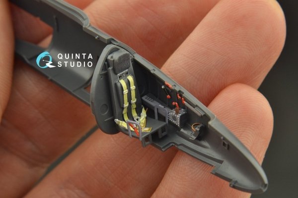 Quinta Studio QD72036 He 162 3D-Printed &amp; coloured Interior on decal paper (Special Hobby) 1/72
