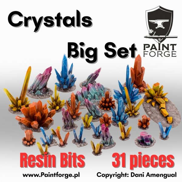 Paint Forge PFRB5003 Crystals Big Set