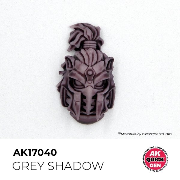 AK Interactive AK17040 GREY SHADOW – QUICK GEN COLOR 18ml
