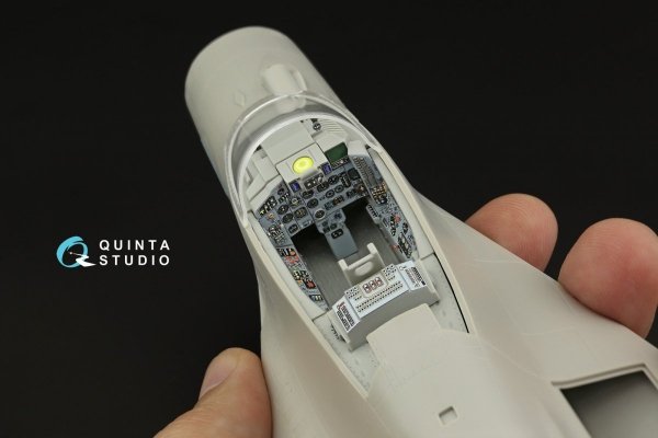 Quinta Studio QDS-32142 MiG-29 9-13 Fulcrum C 3D-Printed &amp; coloured Interior on decal paper (Trumpeter) (Small version) 1/32