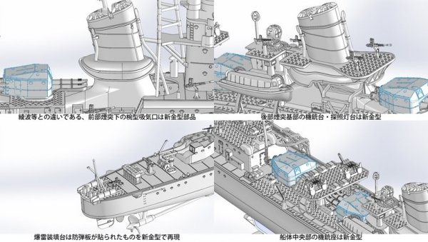 Fine Molds FW3 IJN &quot;Special Type&quot; Class Destroyer &quot;Ushio&quot; 1/350