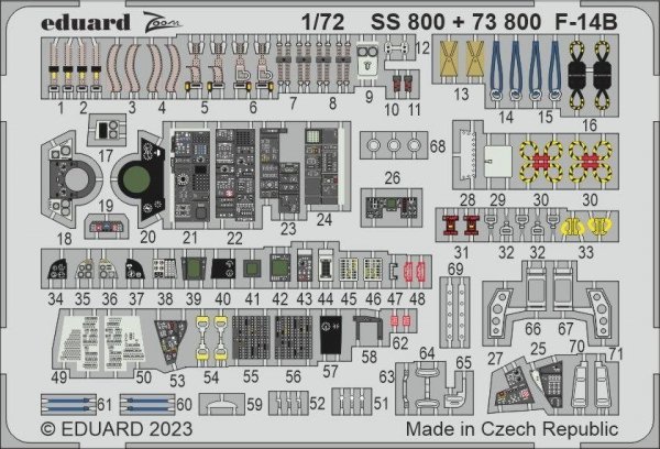 Eduard BIG72175 F-14B ACADEMY 1/72