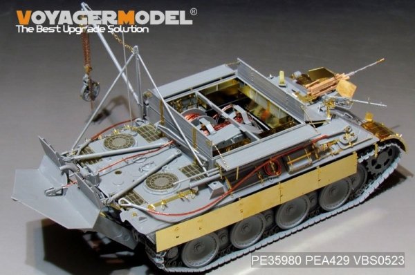 Voyager Model PE35980 WWII German Bergepanther Ausf.A (Late type,Panther G tool holders) Basic For TAKOM 2101 1/35