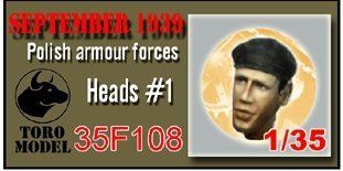 ToRo Model 35F108 Wrzesień 1939 - Broń Panc. Głowy / September 1939 - Polish armour forces - Heads 1/35