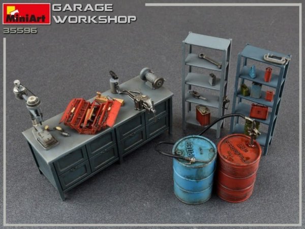MiniArt 35596 Garage Workshop 1/35