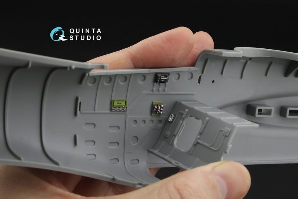 Quinta Studio QD+32250 A-26C Invader 3D-Printed &amp; coloured Interior on decal paper (Hobby Boss) (with 3D-printed resin parts) 1/32