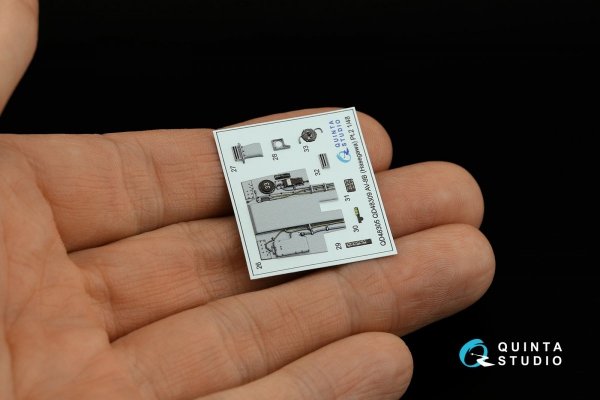 Quinta Studio QD48309 AV-8B Late 3D-Printed &amp; coloured Interior on decal paper (Hasegawa) 1/48