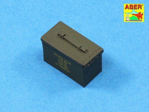 Aber 16047 50 cal. Ammunition with M2A1 box set for U.S. M2 Machine Gun 1/16