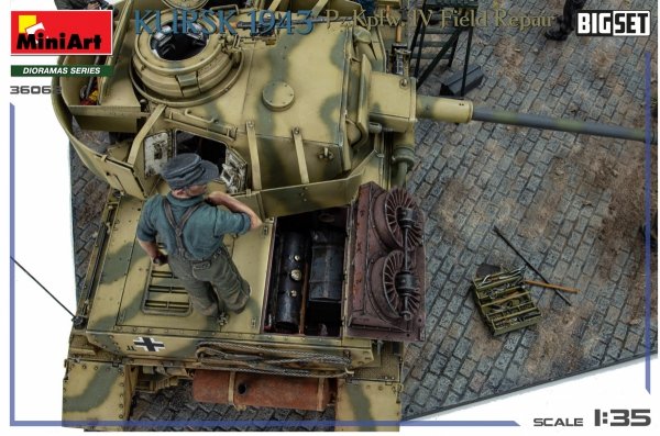 Mini Art 36062 Kursk 1943 Pz.Kpfw. IV Field Repair Big Set 1/35