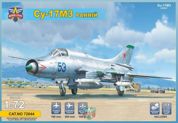 Modelsvit 72044 Sukhoi Su-17M3 &quot;Early vers.&quot; advanced fighter 1/72