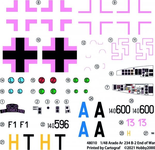 Hobby 2000 48010 Arado 234 B-2 End of War 1/48
