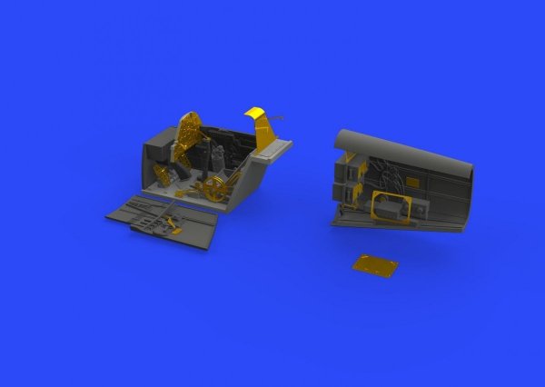 Eduard 648472 Bf 109E cockpit &amp; radio compartment 1/48 EDUARD