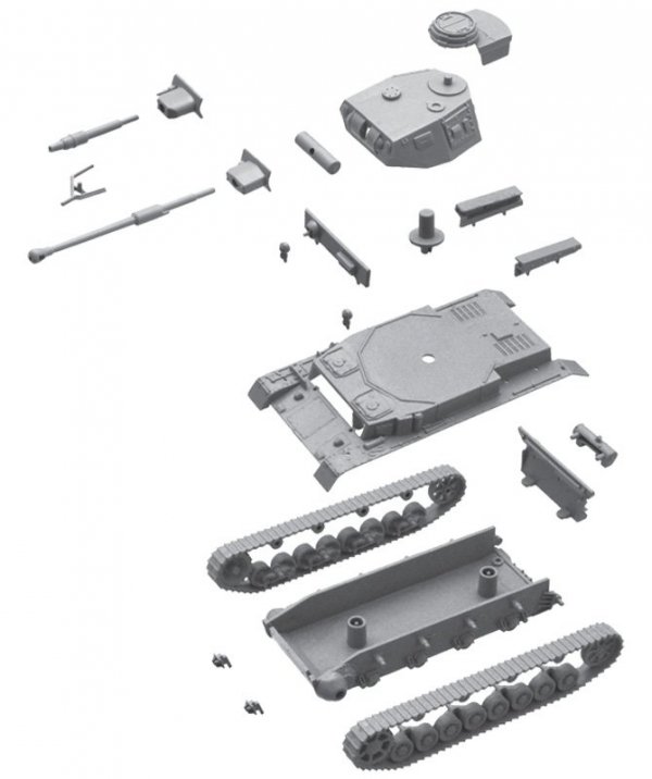 Italeri 7514 SD. KFZ. 161 PZ. KPFW. IV AUSF.F1/F2 (1:72)