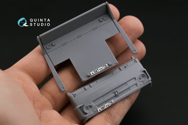 Quinta Studio QDS-43001 KAMAZ-43509 3D-Printed coloured Interior on decal paper (Zvezda) (Small version) 1/43
