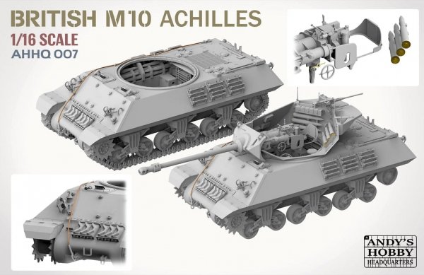 Andy's Hobby Headquarters AHHQ-007 British M10 &quot;Achilles&quot; IIc Tank Destroyer 1/16