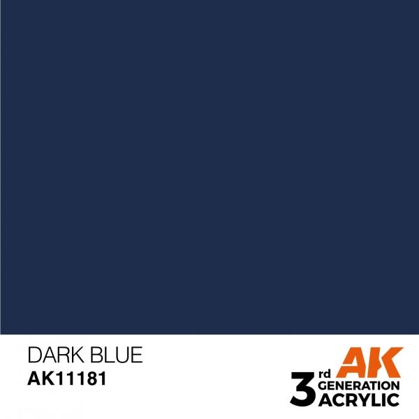 AK Interactive AK11181 DARK BLUE – STANDARD 17ml