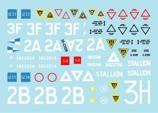 Star Decals 35-C1328 British LVT-2 Buffalo Mk II. LVT-2 and LVT(A)-2. Walcheren landings, Nijmegen and the Rhine crossing. 1/35