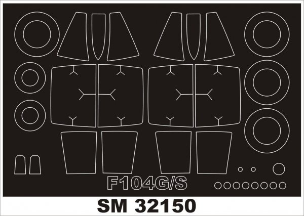 Montex SM32150 F-104 STARFIGHTER ITALERI