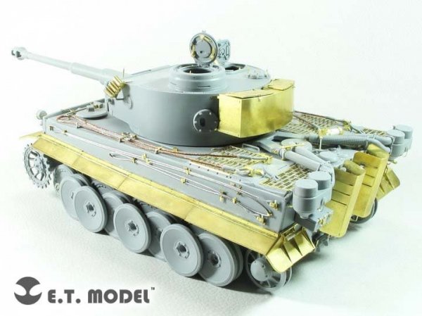 E.T. Model EA35-116 WWII German TIGER I “Tunisian Initial”Fender &amp; Side Skirts For DRAGON Smart Kit 1/35