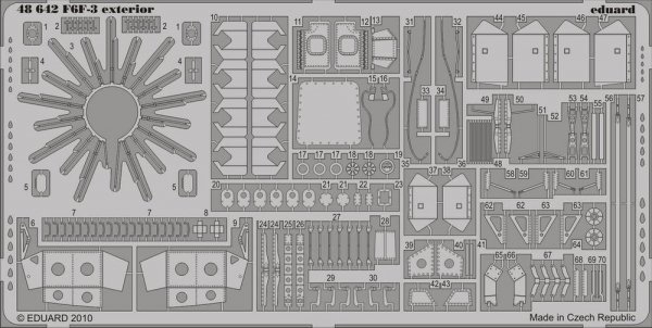 Eduard 48642 F6F-3 exterior 1/48 Hobby Boss