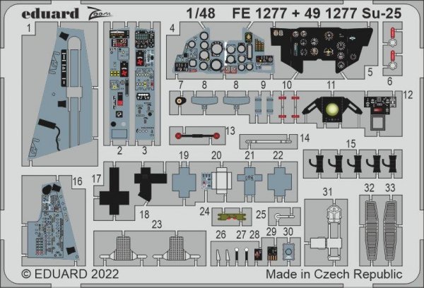 Eduard BIG49337 Su-25 ZVEZDA 1/48