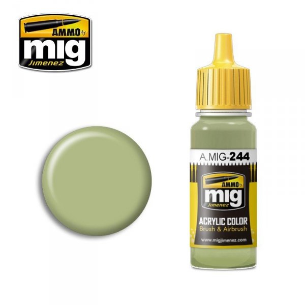 AMMO of Mig Jimenez 0244 DUCK EGG GREEN (BS 216) 17ml