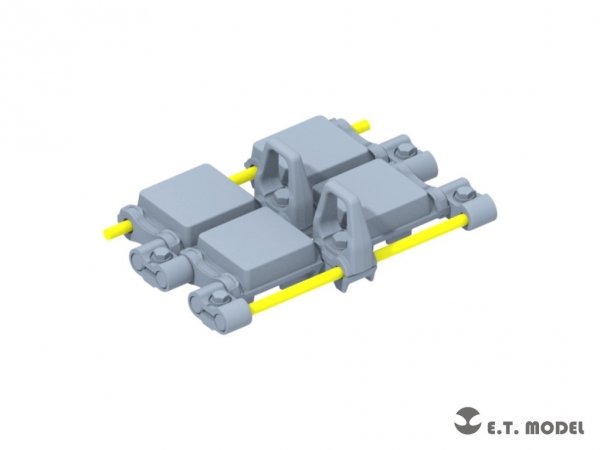 E.T. Model P35-067 Russian T-80 MBT Family Workable Track (Type 1) 3d Printed 1/35