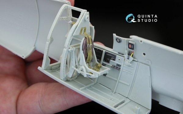 Quinta Studio QD32043 Spitfire Mk. II 3D-Printed &amp; coloured Interior on decal paper (for Revell kit) 1/32