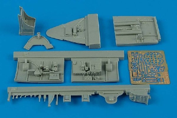 Aires 4394 F6F-5 Hellcat cockpit set 1/48 Eduard