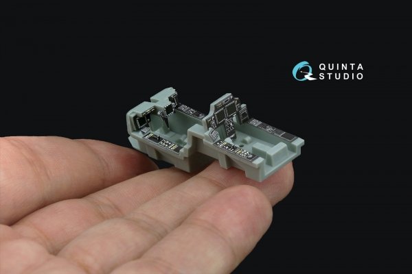 Quinta Studio QD72149 AH-64D late/AH-64E 3D-Printed coloured Interior on decal paper (Academy) 1/72
